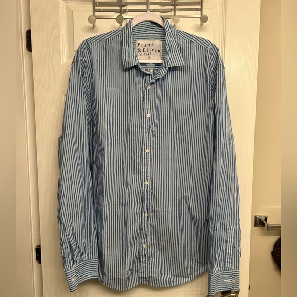Frank & Eileen Tops - SOLD Frank and Eileen Pinstripe Button up Shirt